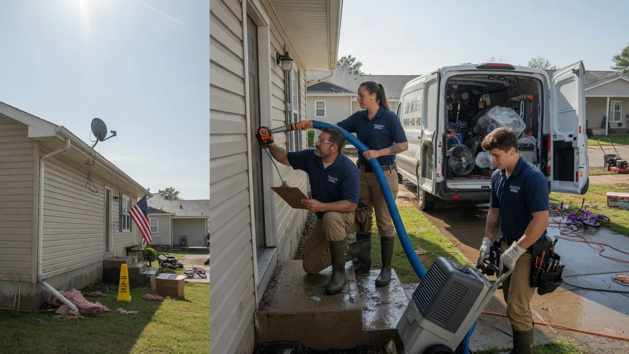 Ceiling Water Damage Restoration in Victoria, KS near me